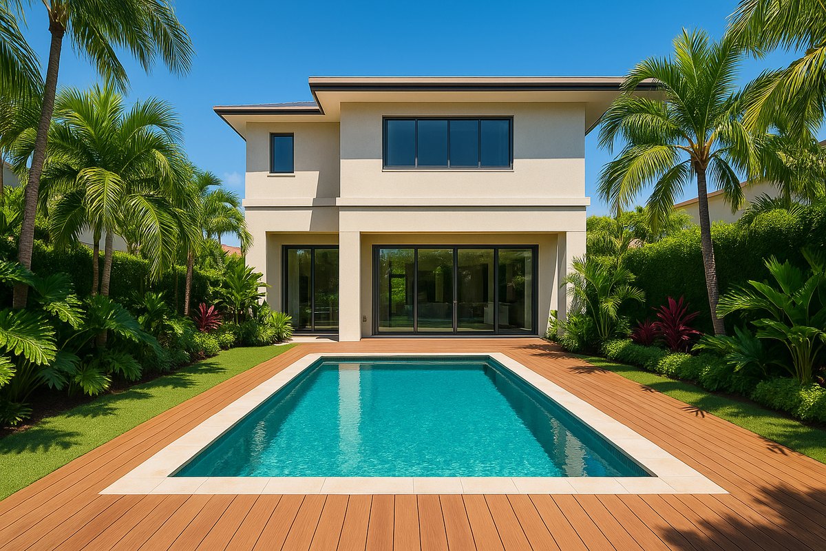 Casa con piscina en Santa María